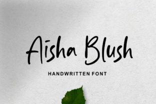 Aisha Blush Display Font for Modern Web Design