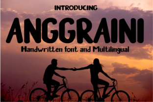 Anggraini Font: A Cheerful Display Typeface for Creative Web Design