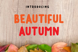 Beautiful Autumn Display Font for Bold Brand Identity