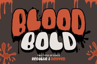 Blood Bold: A Bold Display Font for Halloween Editorial Design