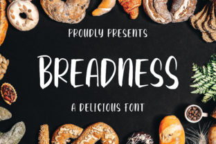Breadness Typeface: A Delicious Display Font for Brand Identity
