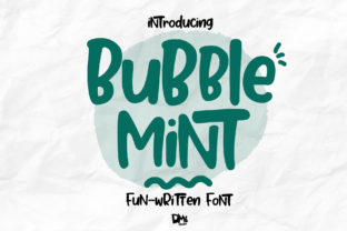 Bubble Mint: The Playful Display Font for Scroll-Stopping Social Content