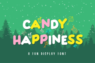 Candy Happiness Display Font for Whimsical Brand Campaigns