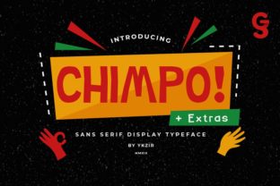 Chimpo Typeface Review: Vintage Poster Charm for Makers