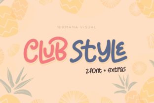 Club Style: A Bold Display Font for Modern Brand Identity