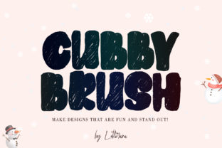Cubby Crush Font for Branding and Display Design
