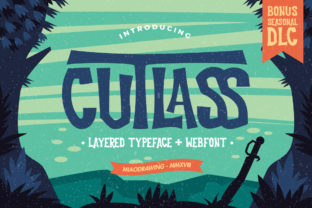 Cutlass Typeface Review: Bold Display Fonts for Pirate-Themed Campaigns
