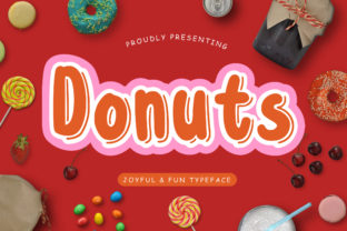 Donuts Typeface: A Sweet Display Font for Joyful Branding