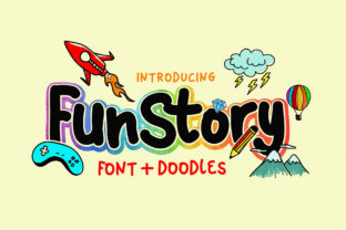 Fun Story Display Font for Whimsical Web Design