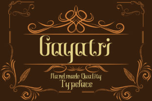 Gayatri Display Font Review for Handmade Branding