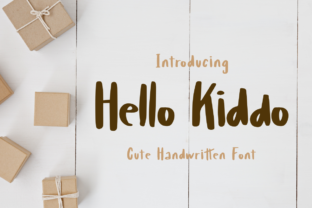 Hello Kiddo: The Perfect Handwritten Font for Playful Branding