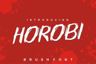 Horobi Typeface: Bold Display Font for Distinctive Brand Identity
