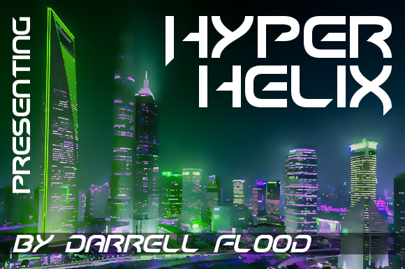 Hyper Helix: Futuristic Display Fonts for Tech and Sci-Fi Editorial Design