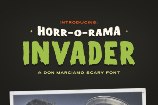 Invader Display Font for Bold Brand Identity