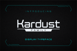 Kardust Family: A Geometric Typeface for Modern Editorial Design