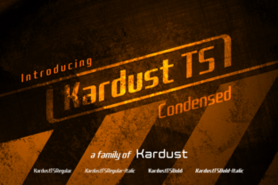 Kardust TS: A Modern Display Font for High-Impact Web Design
