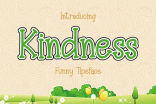 Kindness Typeface: Elevating Editorial Design with a Sweet Display Font