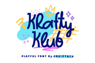 Krafty Klub: The Playful Display Font for Bold Small Business Branding
