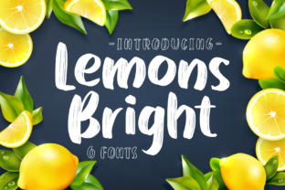 Lemons Bright: The Sweet Display Font for Modern Web Design
