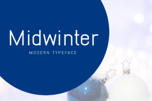 Midwinter Typeface: Minimalist Display Fonts for Modern Campaigns