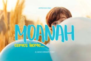 Moanah Display Font for Bold Craft Projects