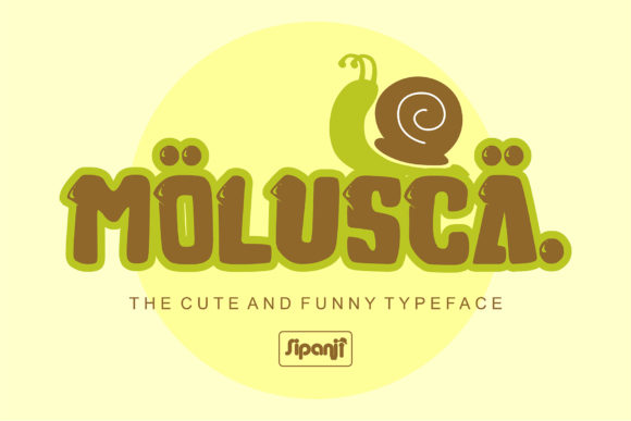 Molusca Display Font for Editorial and Creative Projects