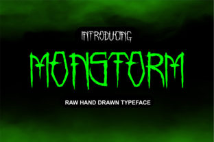Monstorm Display Typeface for High-Impact Campaign Graphics
