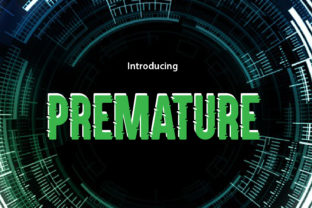 Premature Display Font for Bold Web Headers