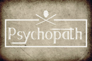 Psychopath Display Font Review for Spooky Branding