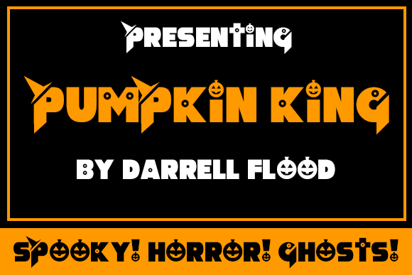 Pumpkin King: Bold Display Font for High-Impact Halloween Campaigns