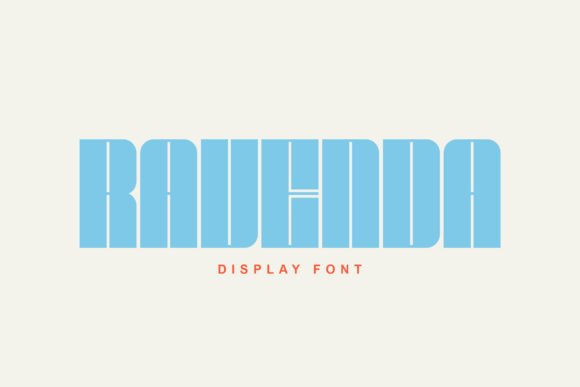 Ravenda: A Bold Display Font for Editorial Impact
