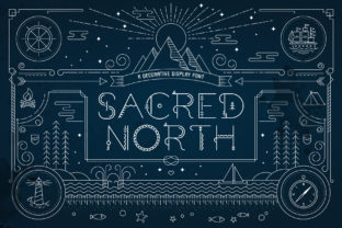 Sacred North: The Uppercase Display Font for Editorial Elegance