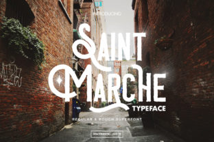 Saint Marche: A Romantic Display Font with a Cool Vibe