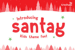 Santay Typeface: A Cheerful Display Font for Holiday Editorial Design