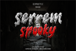 Serrem: The Spooky Display Font for Edgy Brand Identity