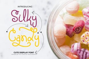 Silky Candy Font Review: A Handwritten Display Typeface for Makers