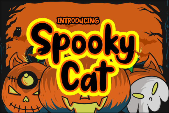 Spooky Cat Typeface Review: A Contemporary Halloween Display Font