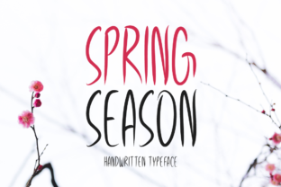 Spring Season Typeface for Bold Digital Campaigns