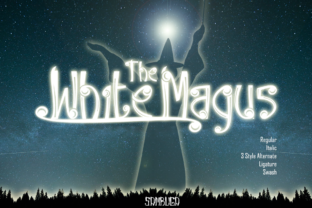 White Magus Display Font Review for Seasonal Campaigns