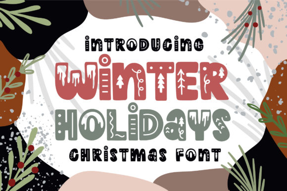 Winter Holidays Typeface: A Strategic Display Font for Seasonal Campaigns